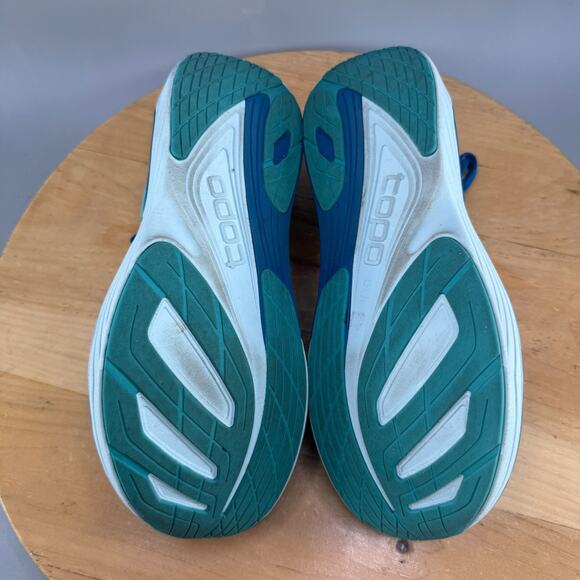 Topo Athletic Ultrafly 5 Womens Size 10 Running Shoes Blue/Aqua/Pink Sneakers - Picture 7 of 9